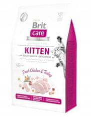 Brit Care Cat Grain Free Kitten Pro Zdravý Růst A Vývoj 400G