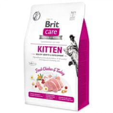 Brit Care Cat Grain Free Kitten Pro Zdravý Růst A Vývoj 400G