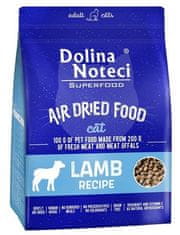 DOLINA NOTECI Superfood Air Dried Kočka Jídlo Z Jehněčího Masa 1Kg