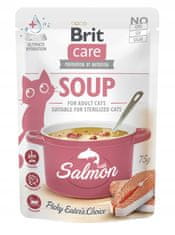 Brit Care Cat Soup Salmon Sáček 75G