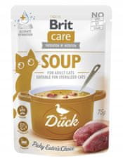 Brit Care Cat Soup Duck Sáček 75G