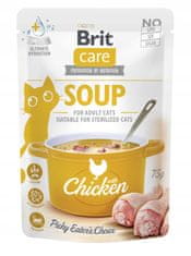 Brit Care Cat Soup Chicken Sáček 75G