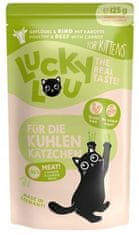 Lucky Lou Lifestage Kitten Drůbež A Hovězí Sáček 125G
