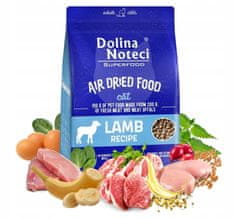 DOLINA NOTECI Superfood Air Dried Kočka Jídlo Z Jehněčího Masa 1Kg