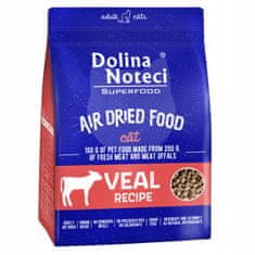DOLINA NOTECI Superfood Air Dried Kočka Telecí Jídlo 1Kg