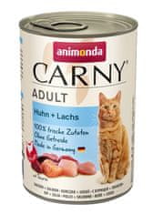 ALL FOR CATS Animonda Carny Adult Kuře + Losos Konzerva 400G