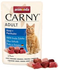 ALL FOR CATS Animonda Carny Adult Hovězí + Perlička Sáček 85G