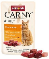 ALL FOR CATS Animonda Carny Adult Hovězí + Kuřecí Sáček 85G