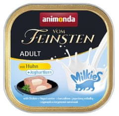 ALL FOR CATS Animonda Vom Feinsten Milkies Cat Kuře + Jogurt Tác 100G