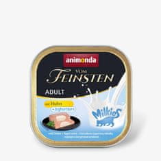 ALL FOR CATS Animonda Vom Feinsten Milkies Cat Kuře + Jogurt Tác 100G