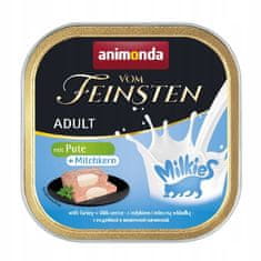 ALL FOR CATS Animonda Vom Feinsten Milkies Cat Krůta + Mléko Tác 100G