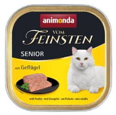 ALL FOR CATS Animonda Vom Feinsten Cat Senior S Drůbežím Táckem 100G