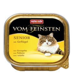 ALL FOR CATS Animonda Vom Feinsten Cat Senior S Drůbežím Táckem 100G