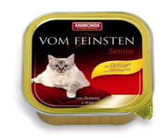 ALL FOR CATS Animonda Vom Feinsten Cat Senior S Drůbežím Táckem 100G