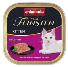 ALL FOR CATS Animonda Vom Feinsten Cat Kitten S Jehněčím Masem Tác 100G