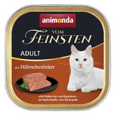 ALL FOR CATS Animonda Vom Feinsten Cat Adult S Kuřecími Játry Tácek 100G