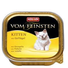 ALL FOR CATS Animonda Vom Feinsten Cat Kitten S Drůbežím Táckem 100G