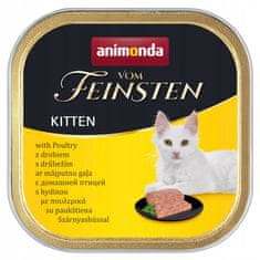 ALL FOR CATS Animonda Vom Feinsten Cat Kitten S Drůbežím Táckem 100G