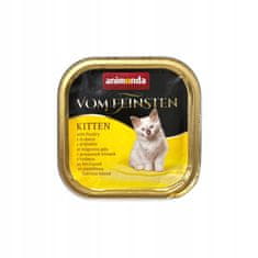 ALL FOR CATS Animonda Vom Feinsten Cat Kitten S Drůbežím Táckem 100G