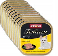 ALL FOR CATS Animonda Vom Feinsten Cat Kitten S Drůbežím Táckem 100G