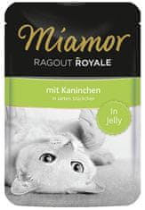ALL FOR CATS Miamor Ragout Royale S Králíkem V Želé Sáček 100G