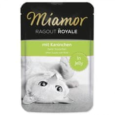 ALL FOR CATS Miamor Ragout Royale S Králíkem V Želé Sáček 100G