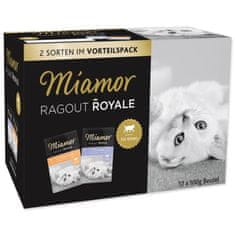 ALL FOR CATS Miamor Ragout Royale Mix Želé Kitten - Drůbež, Hovězí Sáček 12X100G