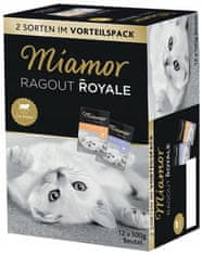 ALL FOR CATS Miamor Ragout Royale Mix Želé Kitten - Drůbež, Hovězí Sáček 12X100G