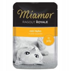 ALL FOR CATS Miamor Ragout Royale Mix Želé - Krůta, Losos, Telecí Sáčky 12X10