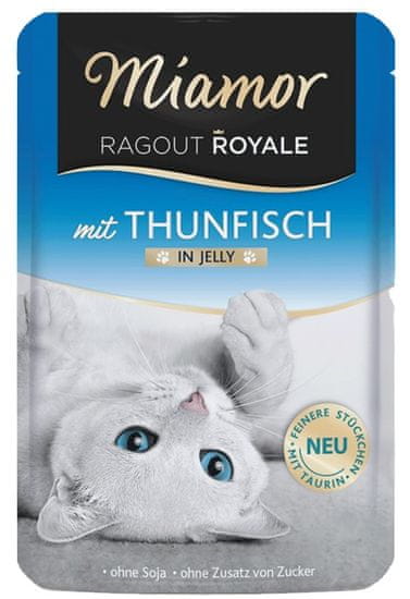 ALL FOR CATS Miamor Ragout Royale S Tuňákem V Želé Sáček 100G