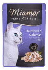 ALL FOR CATS Miamor Feine Filets Tuňák & Kalmary Sáček 100G