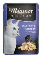 ALL FOR CATS Miamor Feine Filets Tuňák & Kalmary Sáček 100G