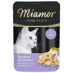 ALL FOR CATS Miamor Feine Filets Tuňák & Kalmary Sáček 100G