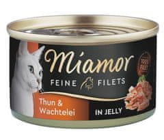 ALL FOR CATS Miamor Feine Filets Dose Thunfisch & Wachtelei - Tuňák A Křepelka 100G