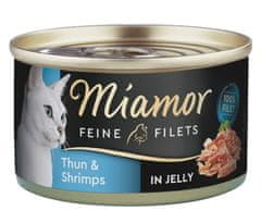 ALL FOR CATS Miamor Feine Filets Dose Thunfisch & Shrimps - Tuňák A Krevety 100G