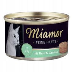 ALL FOR CATS Miamor Feine Filets Dose Thunfisch & Gemuse - Tuňák A Zelenina 100G