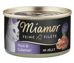 ALL FOR CATS Miamor Feine Filets Dose Thunfisch & Calamari - Tuňák A Kalamáry 100G