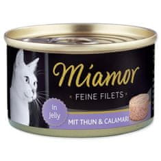 ALL FOR CATS Miamor Feine Filets Dose Thunfisch & Calamari - Tuňák A Kalamáry 100G