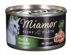 ALL FOR CATS Miamor Feine Filets Dose Thunfisch & Gemuse - Tuňák A Zelenina 100G