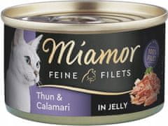 ALL FOR CATS Miamor Feine Filets Dose Thunfisch & Calamari - Tuňák A Kalamáry 100G