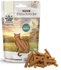 ALL FOR CATS Wildes Land Cat Fleischsticks Huhn 50G