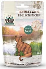 ALL FOR CATS Wildes Land Cat Fleischsticks Huhn & Lachs 50G