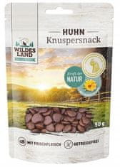 ALL FOR CATS Wildes Land Cat Knuspersnack Huhn & Ringelblum 50G