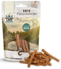 ALL FOR CATS Wildes Land Cat Fleischsticks Ente 50G