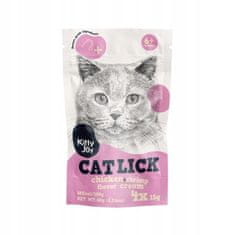 ALL FOR CATS Kitty Joy Cat Lick Kuře & Krevety Cream 4X15G