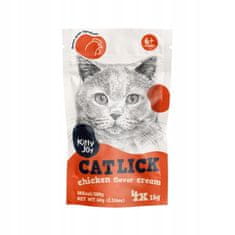 ALL FOR CATS Kitty Joy Cat Lick Kuřecí Krém 4X15G