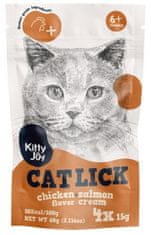 ALL FOR CATS Kitty Joy Cat Lick Kuře & Losos Cream 4X15G