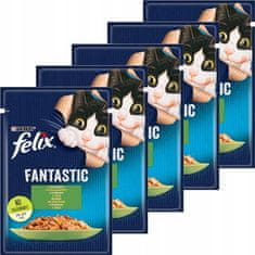 ALL FOR CATS Felix Fantastic Králík V Želé Sáček 85G