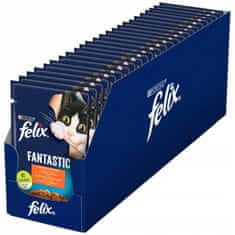 ALL FOR CATS Felix Fantastic Kuře S Rajčetem V Želé Sáček 85G