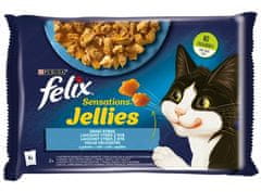 ALL FOR CATS Felix Sensations Ryba Sáčky 4X85G